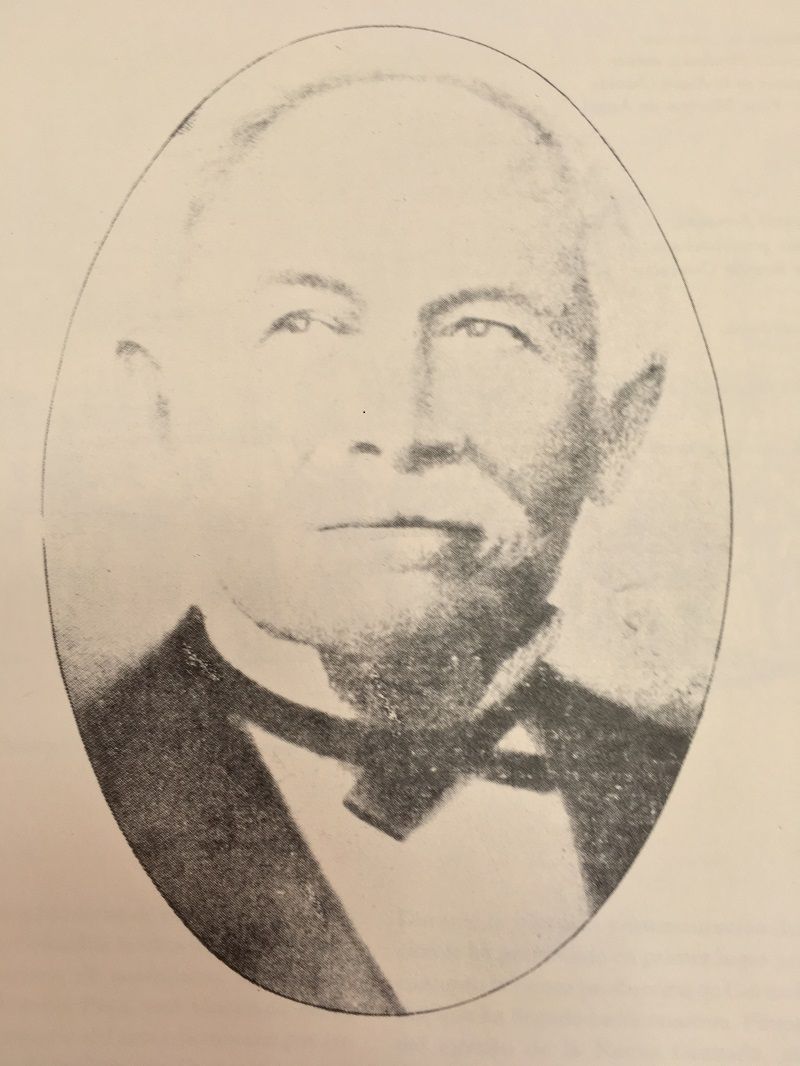 Retrato de Carmelo Fernández. Imagen tomada de Carmelo Fernández : pintor grancolombiano 1809-1887 : exposición conmemorativa del libertador, Museo de Arte Moderno de Bogotá, 1983.